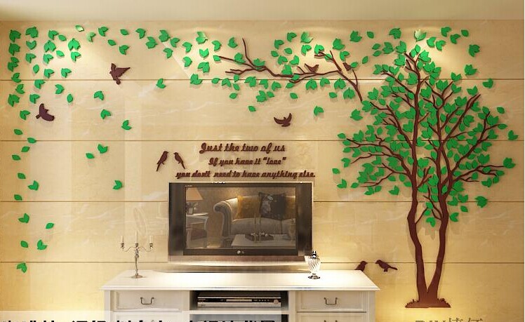 An emerging product in the interior decoration industry-acrylic wall stickers